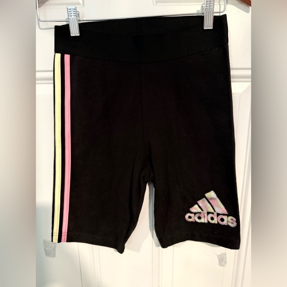 Adidas Women's WOMEN'S HIGH-WAIST ACTIVE with Pink and White Stripes